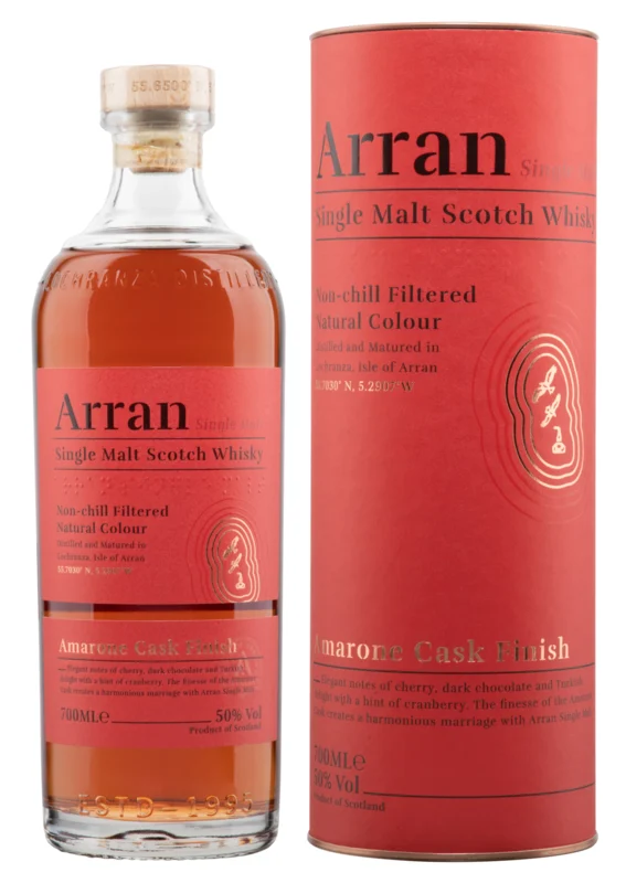 Arran Amarone Cask Finish Single Malt Whisky 50° 70cl
