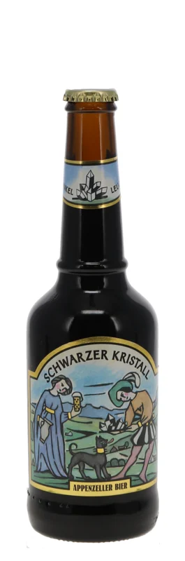 Appenzeller Bier Schwarzer Kristall HA 20x MW 6.3° 33cl