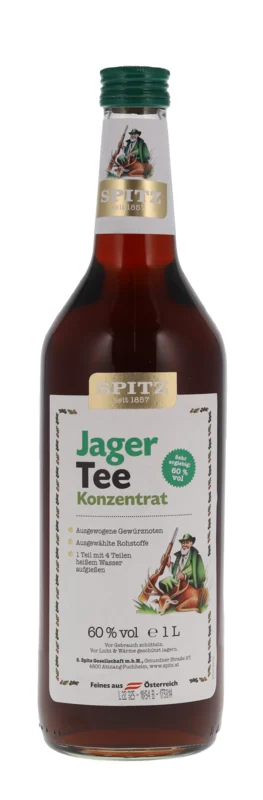 S. Spitz Jagertee Likör 60° 1l