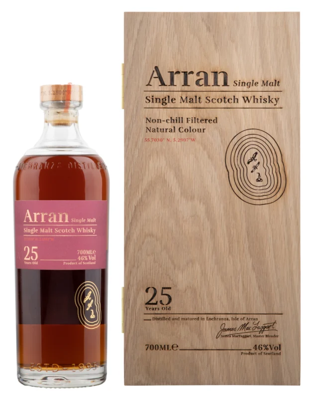 Arran Single Malt 25 Years Scotch Whisky 46° 70cl