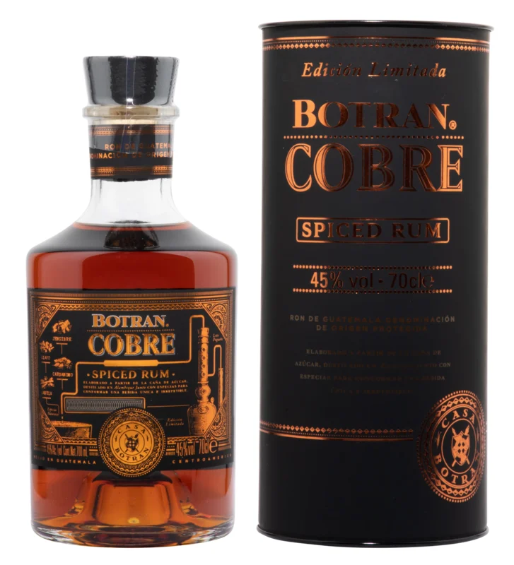 Botran Cobre Spiced Rum Spirituose auf Rum Basis 45° 70cl