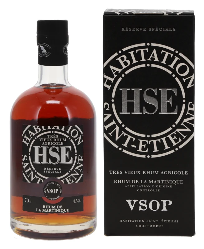 HSE Habitation St. Etienne VSOP Très Vieux Rhum Agricole 45° 70cl