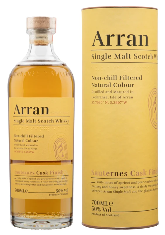 Arran Sauternes Cask Finish Single Malt Scotch Whisky 50° 70cl