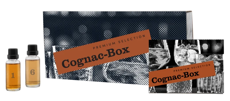 Paul Ullrich Cognac-Box 6 aussergewöhnliche Abfüllungen 43.18° 18cl