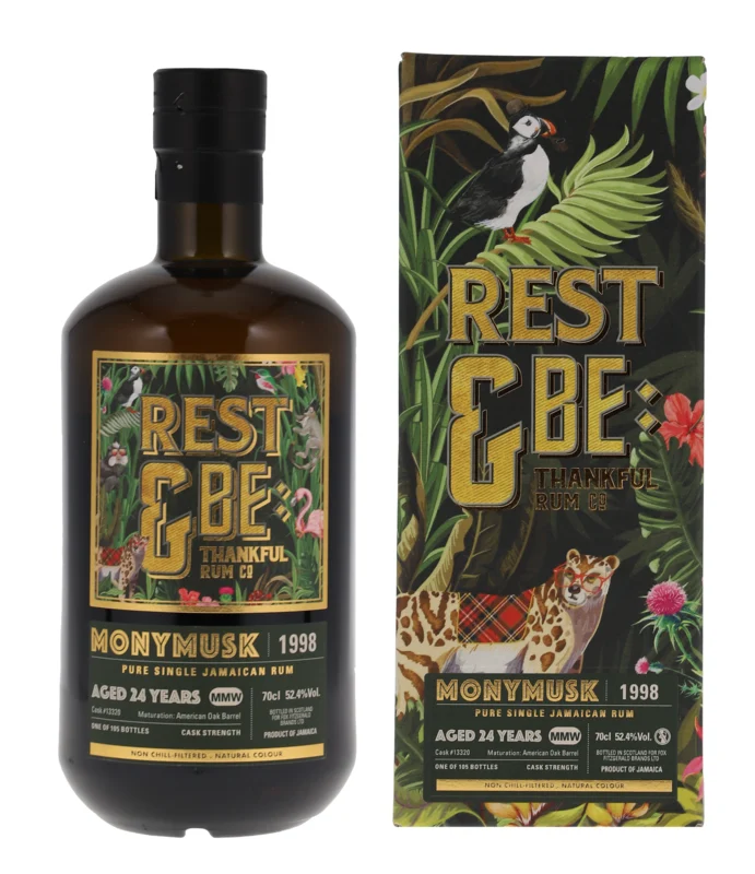 Monymusk Rest & Be Thankful Single Cask MMW Single Cask #13320 24 Years 1998 Jamaican Rum 2023 52.4° 70cl