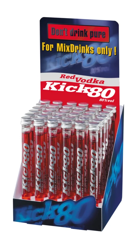 Lateltin Kick 80 Red Wodka mit Geschmack 36x PET 80° 2cl