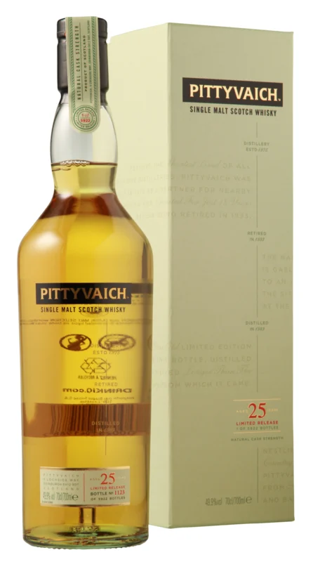 Pittyvaich Limited Release 2015 Cask Stregth 25 Years 1989 Single Malt Scotch Whisky 2015 49.9° 70cl