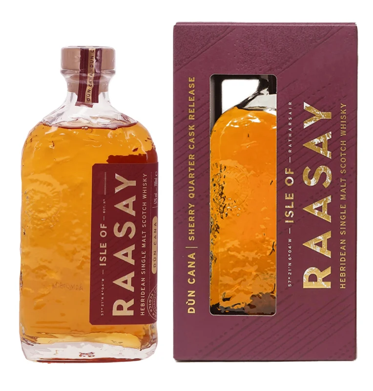 Isle of Raasay Dùn Cana Sherry Quarter Cask Release Third Edition Peated & Unpeated Hebridean Single Malt Scotch Whisky 2025 52° 70cl