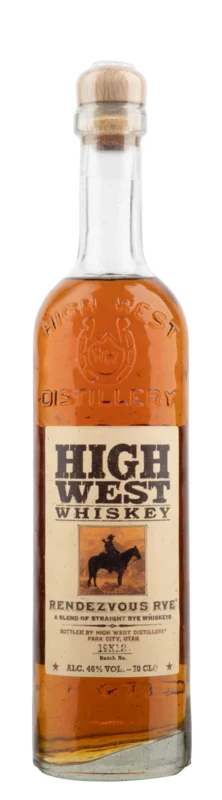 High West Distillery Rendezvous Straigth Rye Whiskey 46° 70cl