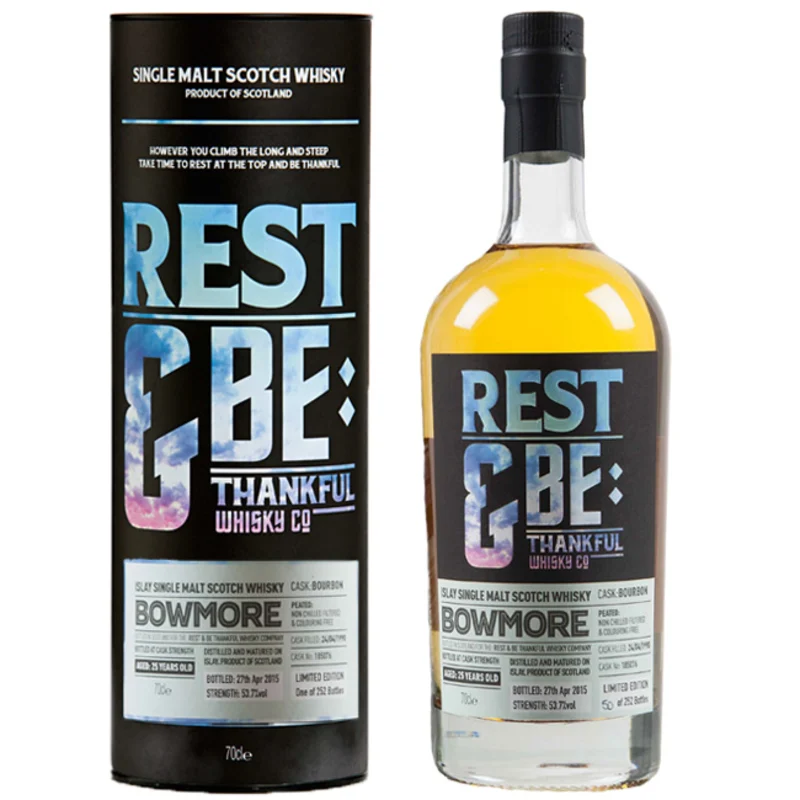 Bowmore Rest and Be Thankful 25 Years 2015 Islay Single Malt Scotch Whisky 53.7° 70cl