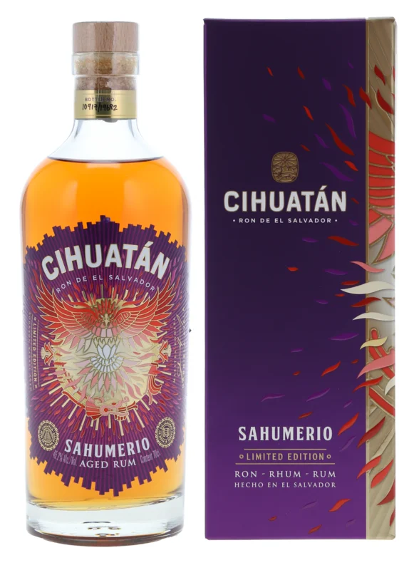 Cihuatán Sahumerio Limited Edition 12 - 14 Años Ron 45.2° 70cl