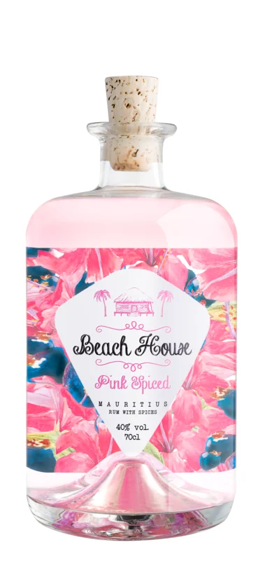 Beach House Pink Spiced Rum Based Spirit Drink 40° 70cl