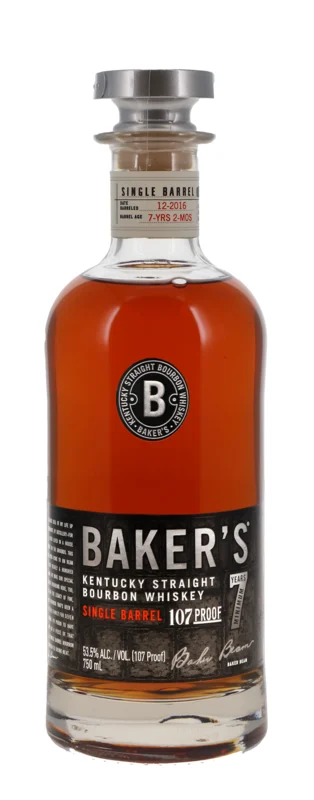 Baker's 107 Proof 7 years Kentucky Straight Bourbon Whiskey 53.5° 75cl