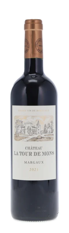 Château La Tour de Mons Cru Burgeois 2021 Margaux AC 13° 75cl