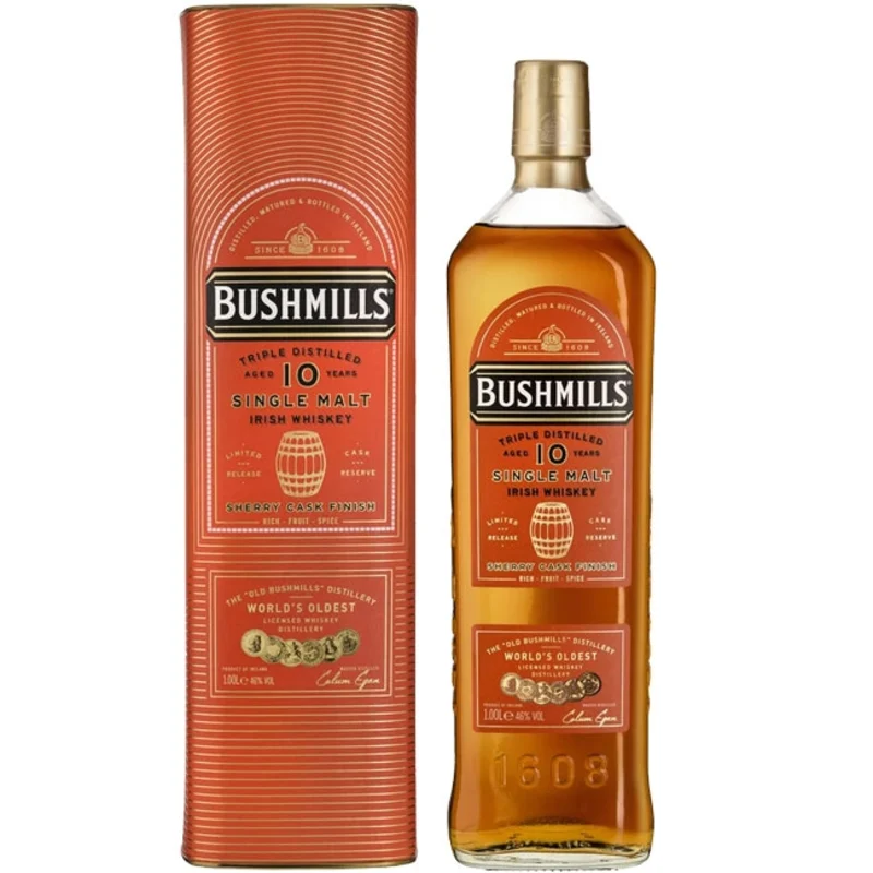 Bushmills Sherry Cask 10 Years Irish Whiskey 46° 1l