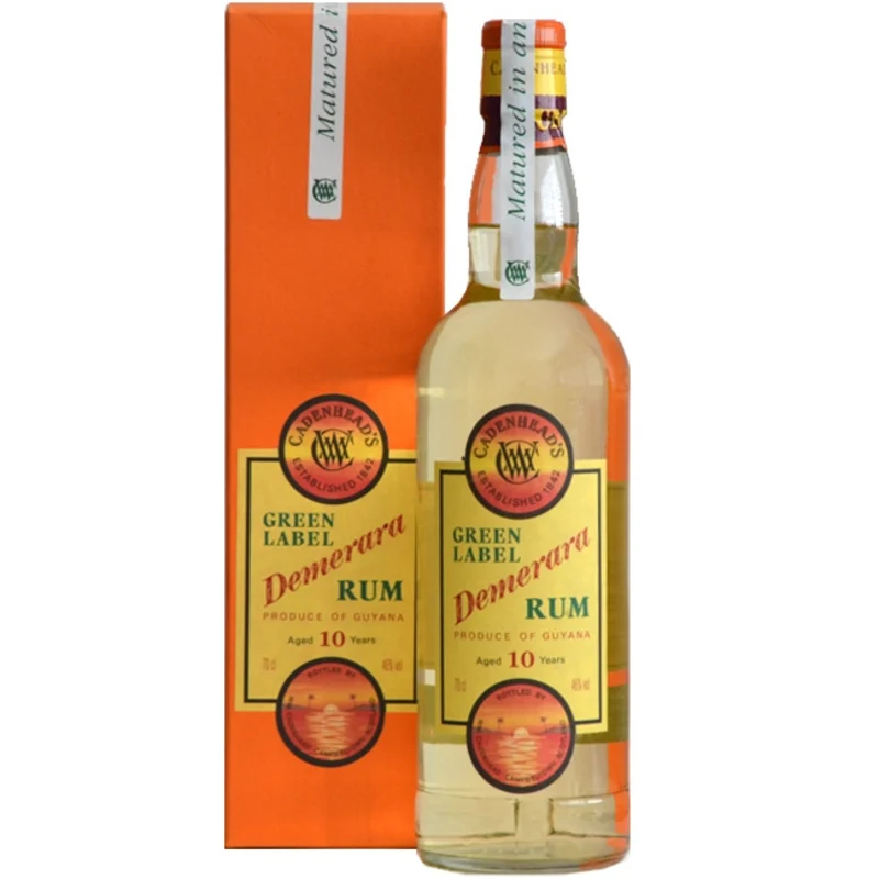Cadenhead's Demerara Green Label 10 Ans Rhum 46° 70cl