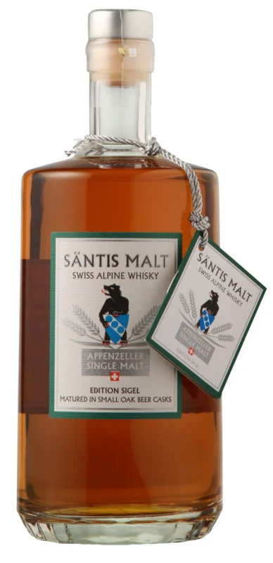 Locher Säntis Edition Sigel matured in Beer Casks Single Malt Whisky 40° 70cl
