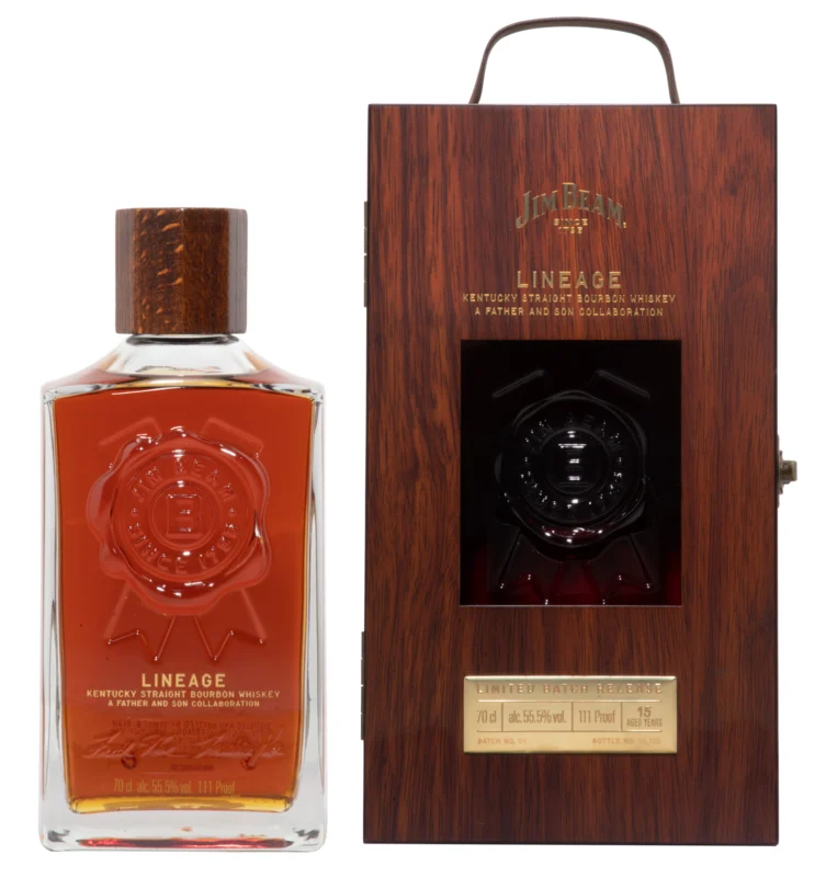 Jim Beam Lineage 15 Years Kentucky Straight Bourbon Whiskey 55.5° 70cl