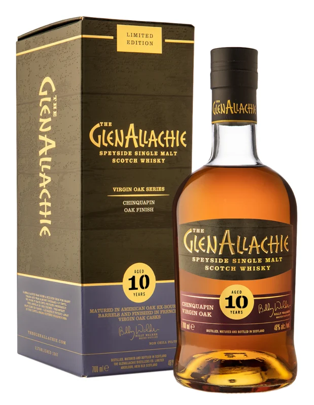 Glenallachie Chinquapin Virgin Oak Finish 10 Years Speyside Single Malt Scotch Whisky 48° 70cl