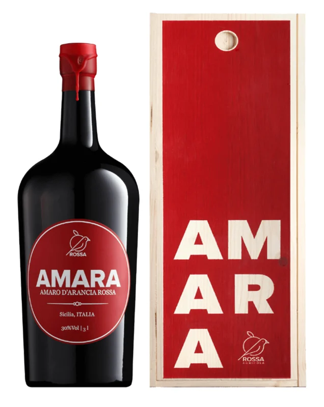Amara Amaro di' Arancia Rossa di sicilia IGP 30° 3l