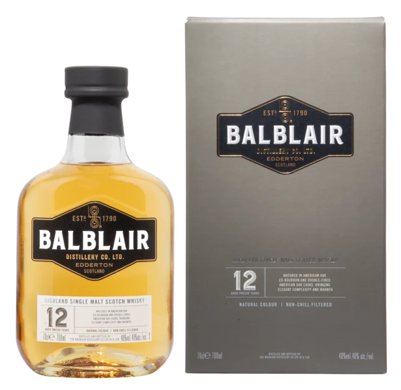 Balblair 12 Years Highland Single Malt Scotch Whisky 46° 70cl