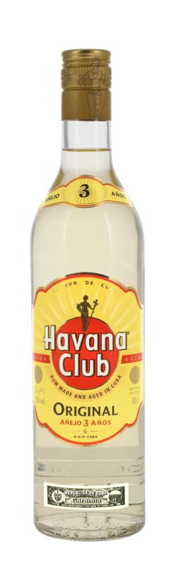 Havana Club Añejo EU 3 Años El Ron de Cuba 37.5° 70cl