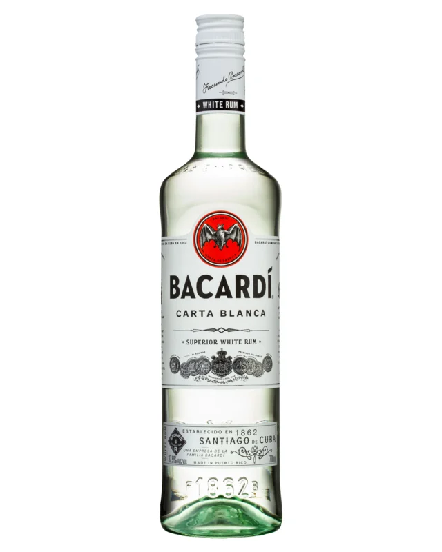 Bacardi Carta Blanca EU Rum 37.5° 70cl