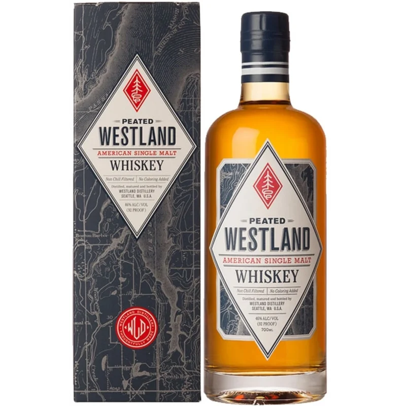 Westland Peated American Single Malt Whiskey 46° 70cl