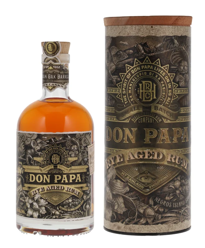 Don Papa Rye Cask Rum Based Spirit Drink 45° 70cl