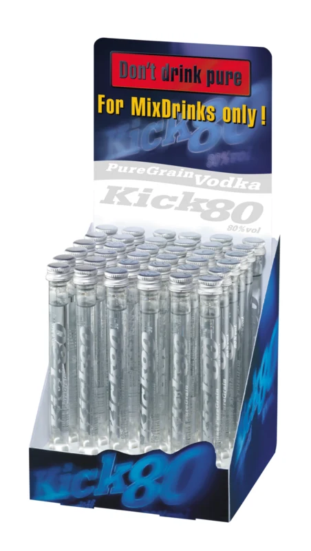 Lateltin Kick 80 White Wodka mit Geschmack 36x PET 80° 2cl