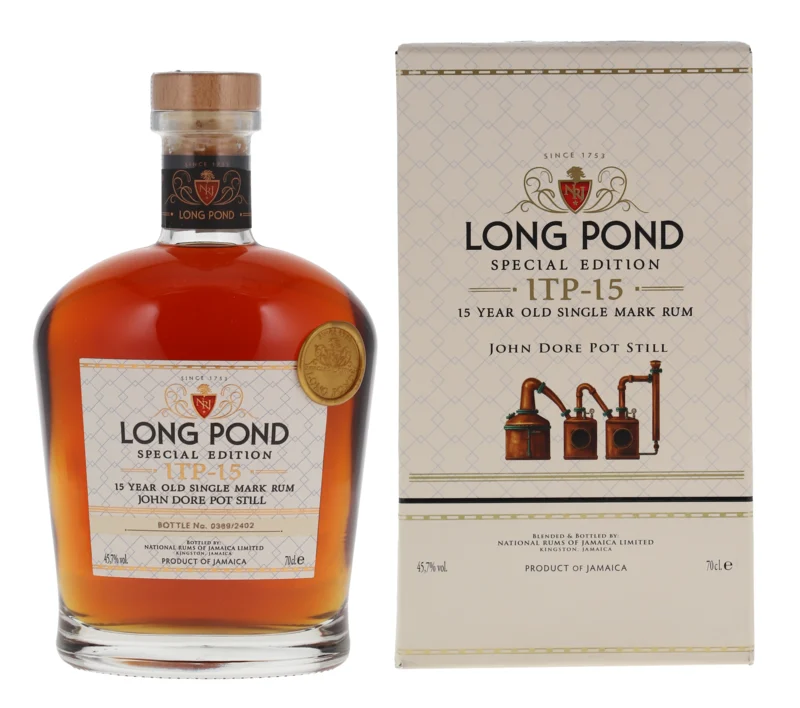 Long Pond ITP Special Edition 15 Years Jamaican Single Rum 45.7° 70cl
