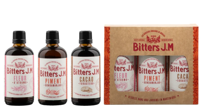 Rhum J.M 3er Set Bitter 45.6° 30cl
