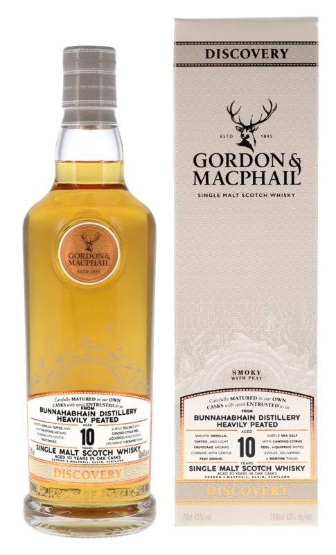 Bunnahabhain Gordon & Macphail Discovery Label 10 Years Islay Single Malt Scotch Whisky 43° 70cl