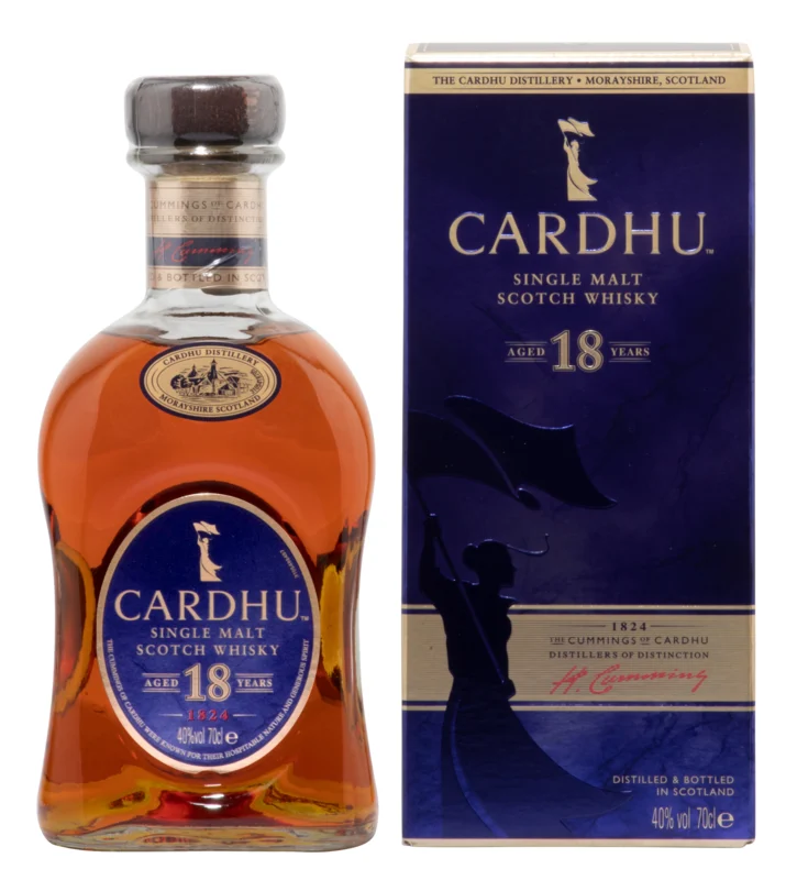 Cardhu 18 Years Single Malt Scotch Whisky 40° 70cl