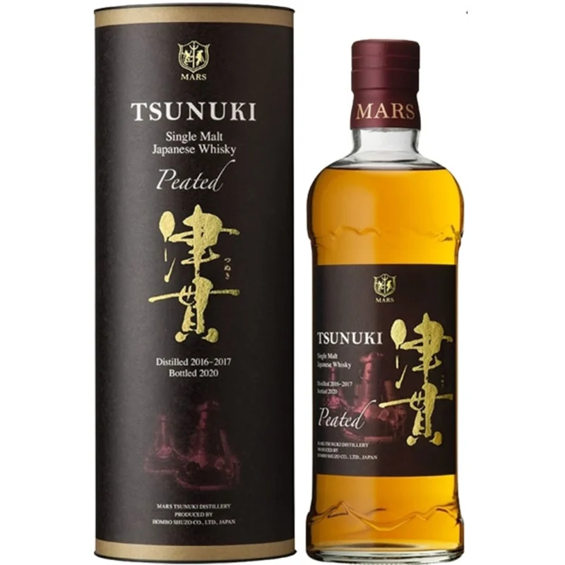 Mars Tsunuki Peated Distilled 2016-2017 Bottled 2020 Single Malt Japanese Whisky 50° 70cl