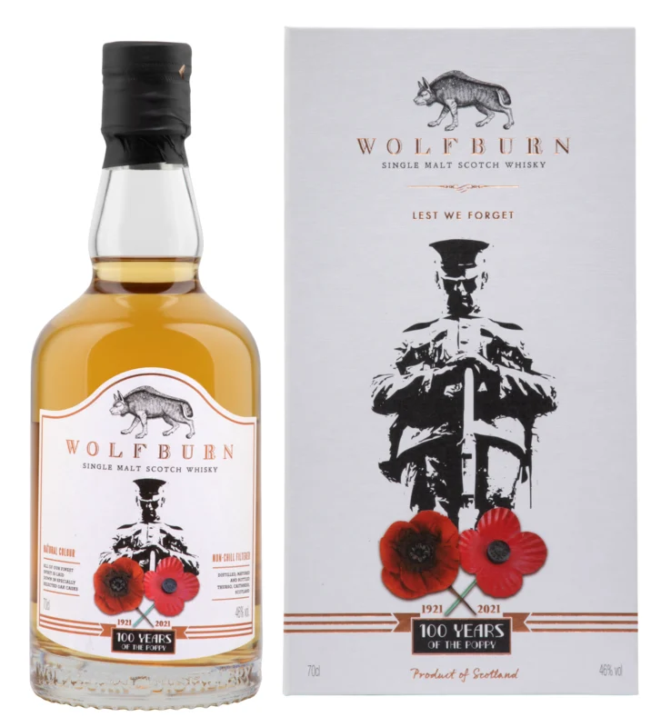 Wolfburn 100 years of Poppy Single Malt Whisky 46° 70cl