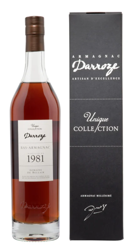 Darroze Domaine de Bellair à Cravancères 1981 Bas Armagnac 49° 70cl