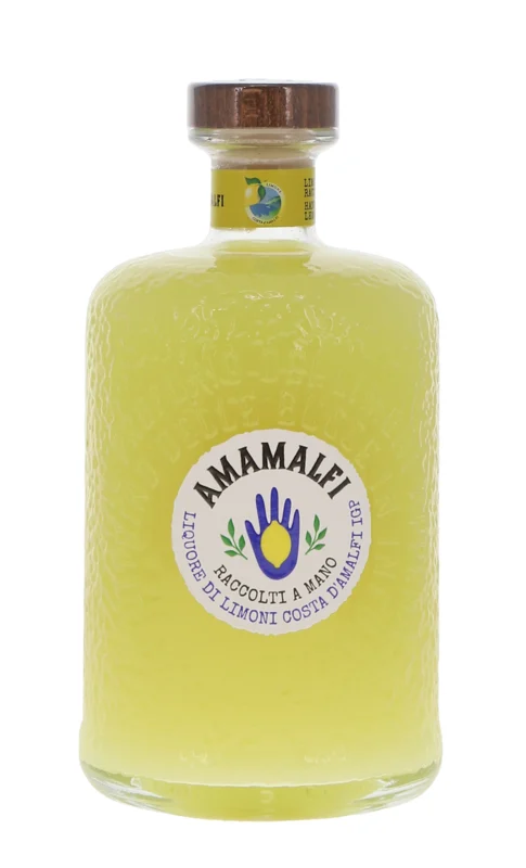Amamalfi Limoncello della Costa d'Amalfi IGP Liquore di Limoni 28° 70cl