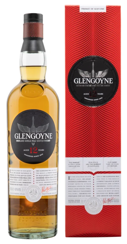 Glengoyne 12 Years Hihgland Single Malt Sctoch Whisky 43° 70cl