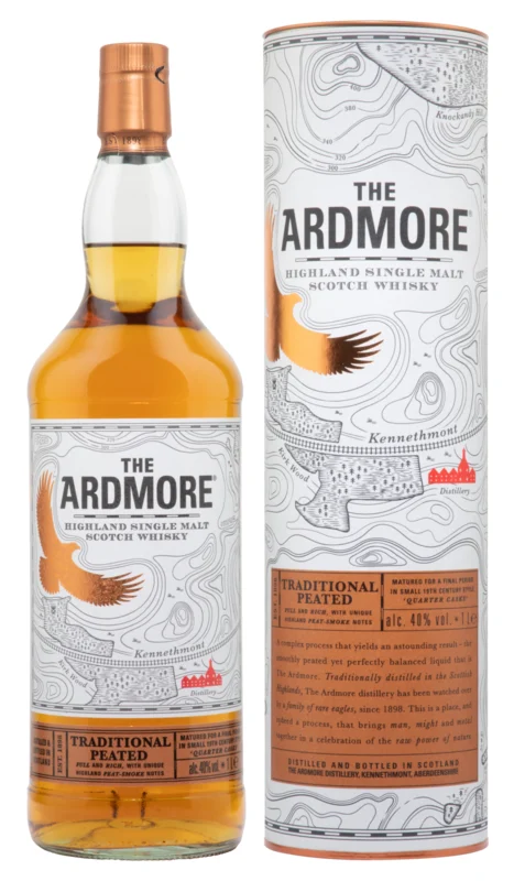 Ardmore Traditional Peated Highland Single Malt Scotch Whisky 40° 1l