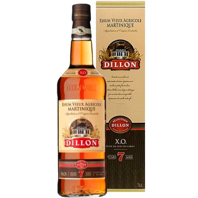 Dillon XO 7 Ans Rhum Vieux Agricole 45° 70cl