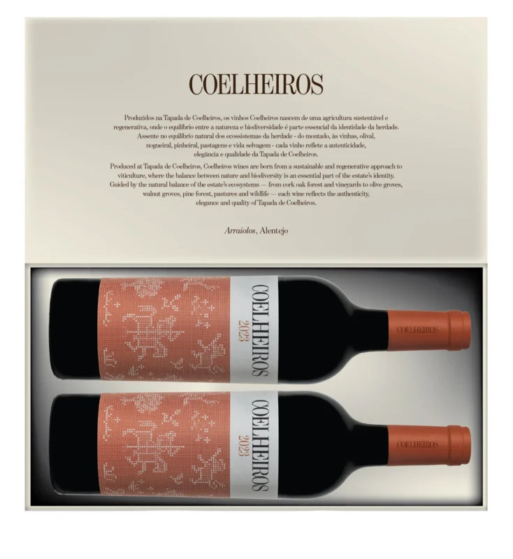 Tapada de Coelheiros Coelheiros Tinto Christmas Duopack 2023 Alentejo DOC BIO 13° 1.5l