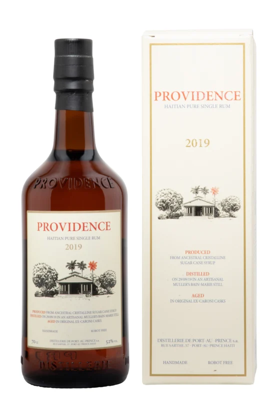 Distillerie de Port au Prince Providence 3 Ans 2019 Pure Single Rum 52° 70cl