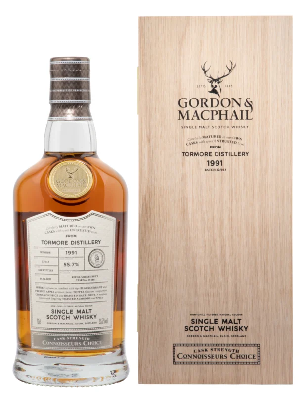 Tormore Gordon & MacPhail Connoisseurs Choice 31 Years 1991 Singel Malt Scotch 2022 55.7° 70cl