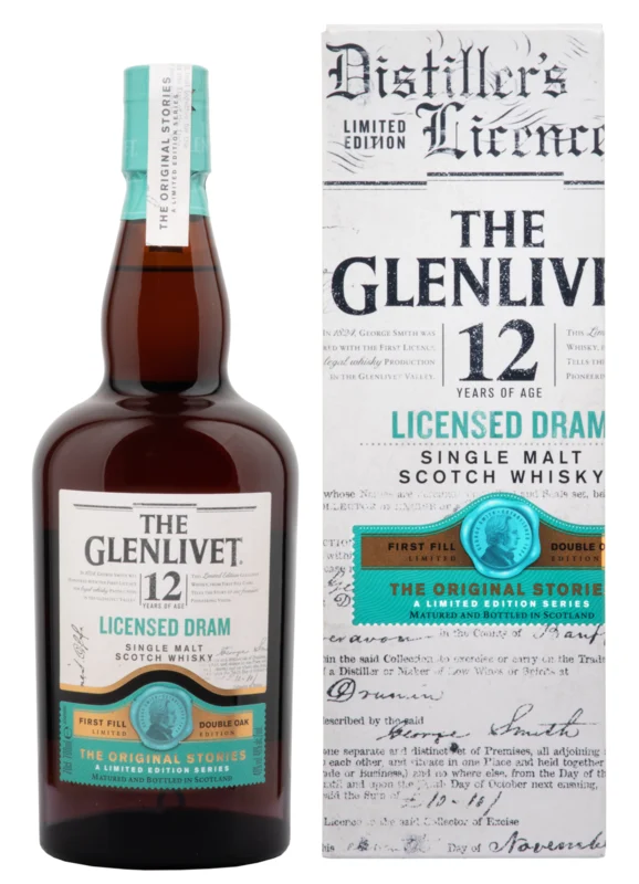 Glenlivet Licensed Dram Limited Edition 12 Years Single Malt Scotch Whisky 48° 70cl