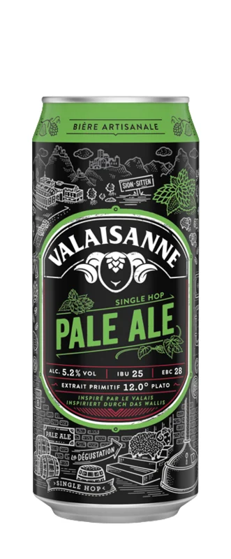 Valaisanne Pale Ale 4x DO 5.2° 50cl