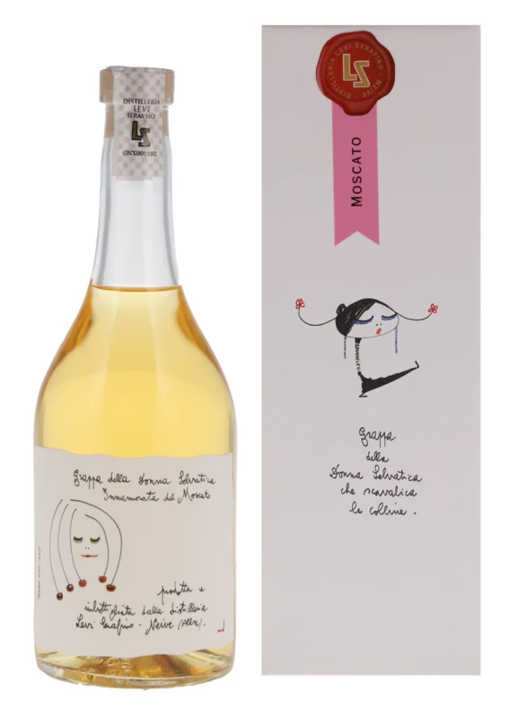 Levi Moscato d'Asti Donna Selvatica Grappa 40° 70cl