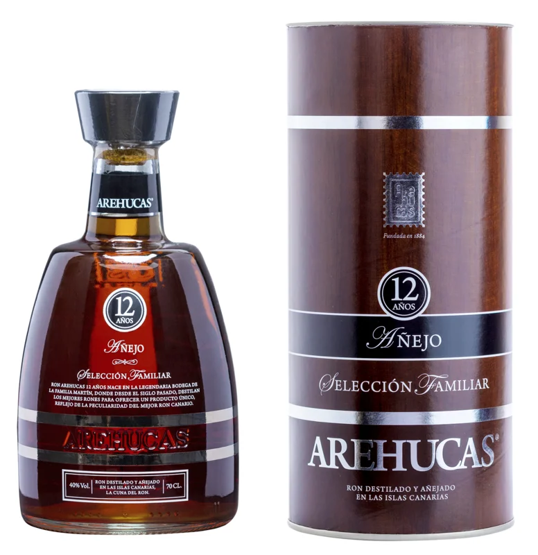 Arehucas Selection Familiar Añejo 12 Años Ron 40° 70cl