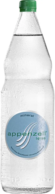 Appenzell leise Mineralwasser mit wenig CO2 HA 12x MW 1l