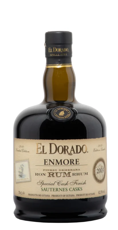 El Dorado Enmore Sauternes Special Cask 15 Years 2003 Demerara Rum 2018 62.3° 70cl